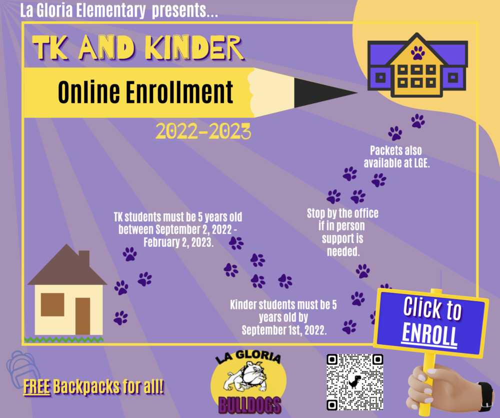 TK K Online Enrollment