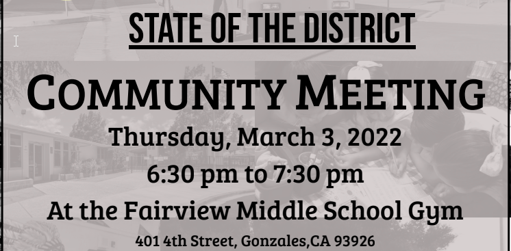 State of the District - Community Meeting