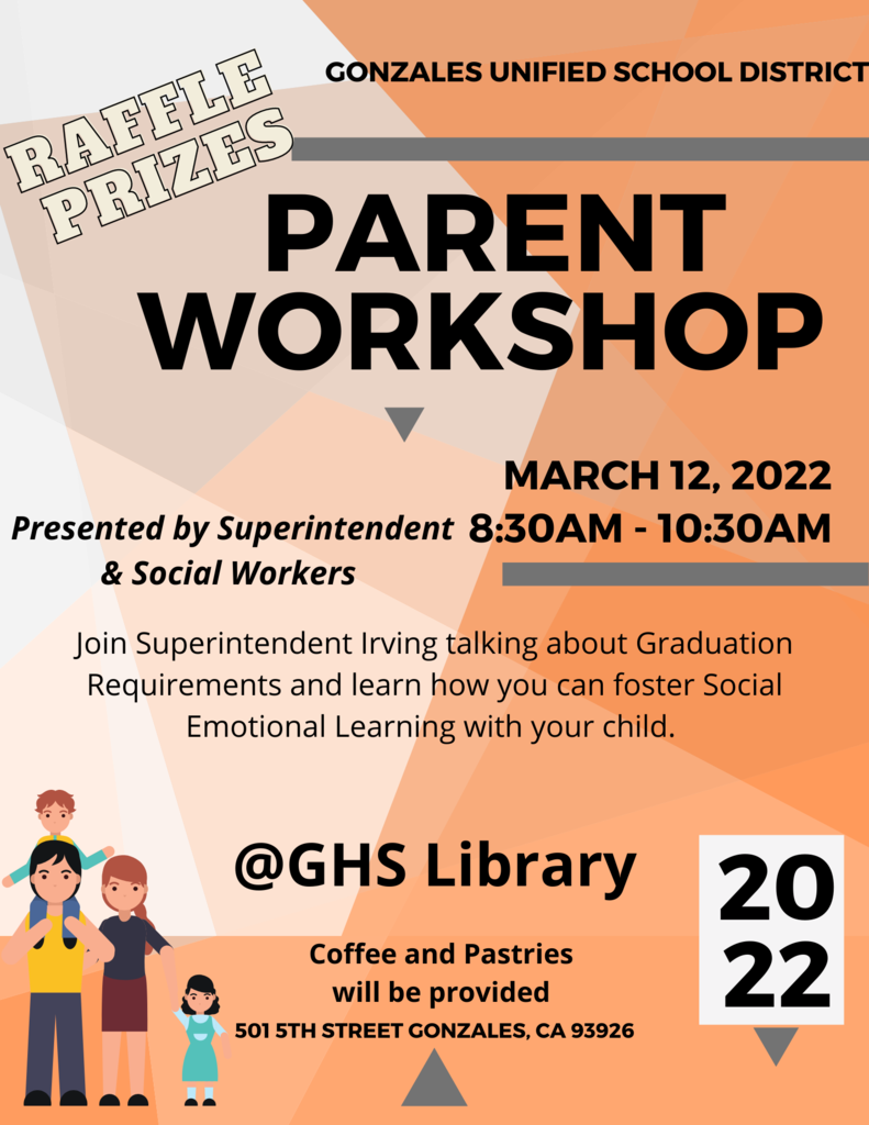 Parent Workshop March 12th, 2022